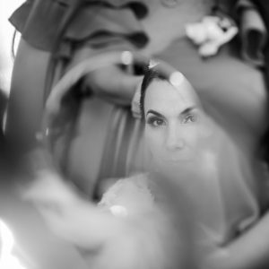 foto novia en el espejo